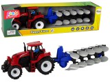 KicsiKocsiBolt Traktor eke műanyag piros kék 14851