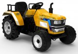 KicsiKocsiBolt Traktor HL2788 12V Elektromos jármű  2,4GHz távirányítóval sárga 5188