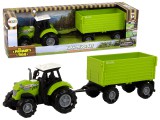 KicsiKocsiBolt Traktor pótkocsival zöld Farm 15223