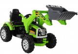 KicsiKocsiBolt Traktor zöld 12V Elektromos gyermekjármű 3404