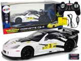 KicsiKocsiBolt Verseny sportkocsi R/C 1:18 Corvette C6.R fehér 2.4 G 9726