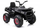 KicsiKocsiBolt XMX 12V Elektromos Quad 4 darab 45W motorral ,kulcsos indulással, EVA kerekekkel fekete 4139