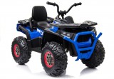 KicsiKocsiBolt XMX 12V Elektromos Quad 4 darab 45W motorral ,kulcsos indulással, EVA kerekekkel kék 4142