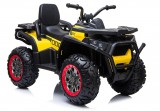 KicsiKocsiBolt XMX12V Elektromos Quad 4 darab 45W motorral ,kulcsos indulással, EVA kerekekkel sárga 4143