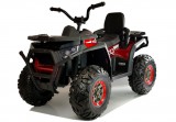 KicsiKocsiBolt XMX607 12V Elektromos Quad 4 darab 45W motorral ,kulcsos indulással, EVA kerekekkel szülői távirányítóval   lakkozott piros 7493