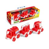 Kid Cars tűzoltósági járművek 3db-os szett - Wader