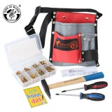 Kids at Work Öv készlet erős textil szerszámtáskával - 6 db-os szerszám készlet 02