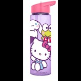 KIDS Hello Kitty Friends Műanyag Szívószálas Kulacs 600 ml (SB10709)