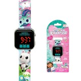 Kids Licensing LED kijelzős gyermek karóra - Gabi babaháza (GD00077)