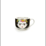 Kikkerland CU307 Frida Kahlo porcelán bögre 350ml - Mintás (CU307)