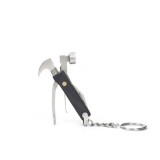 Kikkerland KR13-BK mini szerszámkészlet fekete kulcstartó (KR13-BK)