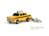 Kikkerland kulcstartó hanggal, LED-es, sárga taxi