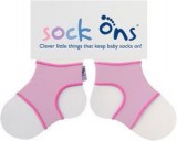 KIKKO Sock Ons Držák ponožek Classic - Baby růžová (0-6m)