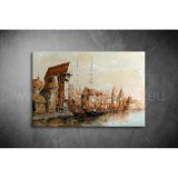 Kikötő Vászonkép 007 fes-007