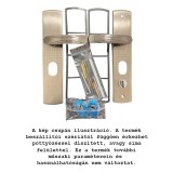 Kínai Hi-sec bizt. ajtó kilincs (bal) 092552