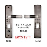 Kínai Hi-sec bizt. ajtó kilincs erősített (jobb)