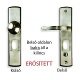 Kínai Hi-sec bizt. ajtó kilincs gombos (bal)