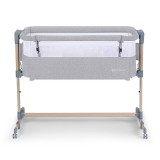 Kinderkraft babaöböl Neste Air 2in1 világosszürke-melange fa hatású