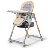 Kinderkraft etetőszék Lastree natúr fa