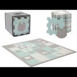 Kinderkraft Select habszivacs puzzle szőnyeg Luno 185 × 165 cm Mint 30 db (KPLUSH00MIN0000)