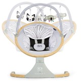 KINDERKRAFT SELECT Pihenőszék dallamokkal 2in1 LUMI fa, 9 kg-ig