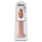 King Cock 14 - tapadókorongos, nagy dildó (36cm) - natúr