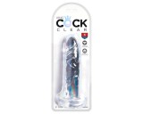 King Cock Clear 6 - tapadókorongos dildó (15cm)