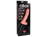 King Cock Plus 6,5 - herés lökő vibrátor - natúr