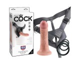 King Cock Strap-on 6 - felcsatolható dildó - natúr