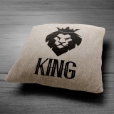 King - Vászon párna