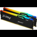 Kingston 128GB / 5600 Fury Beast RGB DDR5 CL36 Desktop RAM KIT (2x64GB) (KF556C36BBEAK2-128)