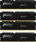 Kingston 128GB 5600Mhz Kit(4x32GB) Fury Beast Black KF556C40BBK4-128