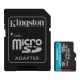 Kingston 128GB microSDXC Canvas Go Plus Gen4 Class 10 UHS-I U3 + adaper SDCG4/128GB
