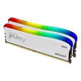 Kingston 16GB DDR4 3200MHz Kit(2x8GB) Fury Beast RGB SE White KF432C16BWAK2/16