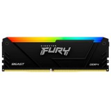 Kingston 16GB DDR4 3600MHz Fury Beast RGB Black KF436C18BB2A/16