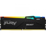 Kingston 16GB DDR5 5200MHz Fury Beast RGB Black KF552C36BBEA-16