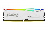 Kingston 16GB DDR5 6400MHz Fury Beast RGB Expo White KF564C32BWEA-16