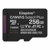 Kingston 256GB microSDXC Canvas Select Plus Gen3 Class 10 UHS-1 A1 V10 adapter nélkül SDCS3/256GBSP