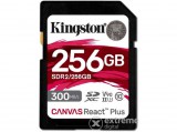 Kingston 256GB SD Canvas React Plus (SDXC Class 10 UHS-II U3) (SDR2/256GB) memóriakártya
