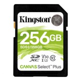 Kingston 256GB SDXC Canvas Select Plus Class 10 100R C10 UHS-I U3 V30  SDS2/256GB