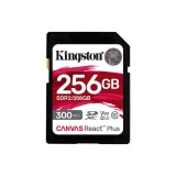 Kingston 256GB SDXC Class10 UHS-II U3 V90 Canvas React Plus  SDR2/256GB