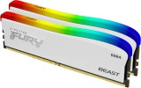Kingston 32GB 3600MHz DDR4 Kit(2x16) Fury Beast RGB SE White KF436C18BWAK2/32
