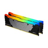 Kingston 32GB DDR4 3600MHz Kit(2x16GB) Fury Renegade RGB Black KF436C16RB12AK2/32