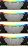 Kingston 32GB DDR4 3600MHz Kit(4x8GB) Fury Renegade RGB Black KF436C16RB2AK4/32