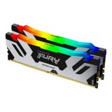 Kingston 32GB DDR5 6400MHz Kit(2x16GB) Fury Renegade RGB Black/Silver KF564C32RSAK2-32