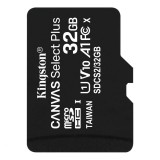 Kingston 32GB microSDHC Canvas Select Plus Class 10 100R A1 V10 C10 Card adapter nélkül SDCS2/32GBSP