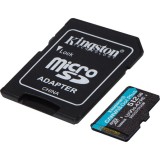 Kingston 512GB Canvas Go! Plus Class10 UHS-I U3 V30 A2 microSDXC memóriakártya (SDCG3/512GB) - Memóriakártya