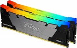Kingston 64GB DDR4 3600MHz Kit(2x32GB) Fury Renegade RGB Black KF436C18RB2AK2/64