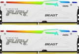 Kingston 64GB DDR5 6000MHz Kit(2x32GB) Fury Beast RGB White KF560C30BWEAK2-64