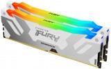 Kingston 64GB DDR5 6400MHz Kit(2x32GB) Fury Beast RGB Expo White KF564C32BWEAK2-64